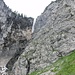 Einstieg Seebnere Klettersteig