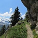 der hübsche Bergwanderweg von Aabeberg und Chanzel zum Übergang Chanzel ...