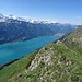Gratfortsetzung bis zum Augstmatthorn;
hinter dem türkisfarbenen Brienzersee EMJ und Fortsetzung