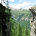 Blick zur Alpe Porcaresc am Talende