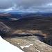 Blick von [peak78399 Cona' Mheall] (978m) nach NO in die schier endlose Wildnis Nordschottlands. Von hier aus sind es noch mindestens 30km bis zur naechsten Strasse. 