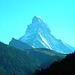 Das Matterhorn von Zermatt aus