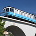 San Marino - Und weil er so gut aussieht;-): Nochmals ein Blick zum Wagen AB 51. Wegen der weiß-blauen Lackierung nennt man den Zug der Strecke Rimini - San Marino offenbar auch "Treno Bianco Azzurro".
