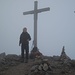 am Gipfel des Schüsser (2170 m)