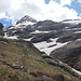 nochmals der Rückblick - rechts unter dem Schnee der Ri di Larecc