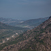 Blick ins Figarella-Tal. Im Hintergrund Calvi