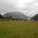 Es regnet beim Start in Gstaad