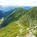 Cresta percorsa, spartiacque tra la Loana e la valle di Finero.