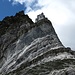 Seltsame Felsstrukturen beim Passo Vanit