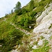 Der obere Weg zur Capanna Alpe Spluga ist ausgeprägt