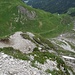 Der Abstieg zur Mindelheimer Hütte erfolgt in unzähligen Serpentinen. 