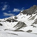 Ab der Hütte gings die restlichen 650 Höhenmeter fast nur noch durch den Schnee (Ende Juni) 