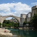 die berühmte Brücke von Mostar, "Stari most"