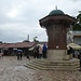 der bekannte Brunnen "Sebilj" wurde 1891 errichtet und steht in der Altstadt