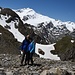 "80m unter dem Gipfel-Foto"; leider hat's mit dem Fotografieren auf dem Gipfel nicht geklappt; dafür auch mit schönem Hintergrund...