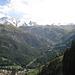 Talkessel von Zermatt mit Breithorn und Klein Matterhorn