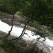 panoramica sulla cascata che scende dalla val Porcellizzo