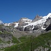 Rückblick zur Hütte, unten die Alp Oberbärgli