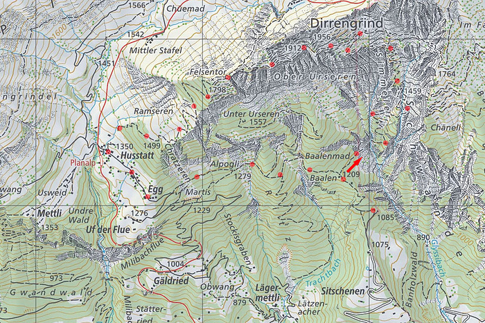Übersicht Karte... - Fotos [hikr.org]