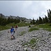 Steinsurfend hinunter zur Alp Birchboden