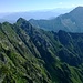 Panorama dalla vetta Cima della Laurasca,verso la cresta che unisce al Cimone di Cortechiuso.