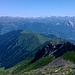 Panorama dalla vetta Cima della Laurasca,verso Fondo li Gabbi,Val Loana.
