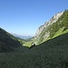 Blick auf die Alp Tesel