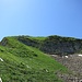 Blick zurück zum Normalaufstieg.