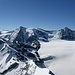 Am Umkehrpunkt : Blick auf den Glacier du Giétro. 