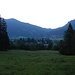 Oberammergau kurz vor Sonnenaufgang