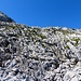 kurze Kletterstelle I. (In Abstiegsrichtung)