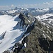 Blick von der Vollandspitze über Fasulzwillinge in Richtung Glatter Berg/Vertineskopf.