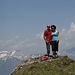 Gipfelfoto auf dem Piz Riein