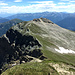 dalla vetta dell'Amthorspitze,vista sulla WeiBspitze