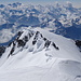 Der Mont Blanc de Courmayeur, im Hintergrund der Gran Paradiso
