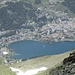 zoom sul lago di Murezzan e St. Moritz