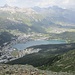 vista su St. Moritz dalla vetta del Piz da l'Ova Cotschna