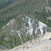 il Kalkwandstanghe visto dall'alto,dalla vetta del Rollspitze