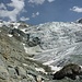 Ausstieg vom Gletscher.