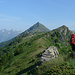 Pizzo Erra (2417 m) in der Ferne, Cogn (2166 m) in der Nähe rechts davon