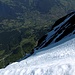 Le haut de la face nord, Grindelwald 3000m plus bas...
