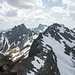 Der ca. 1,3 Km lange Grat zur Saumspitze, vom Gipfel der Fatlarspitze aus gesehen