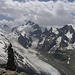 Blick in die Bernina - in weiß