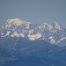 Der Mont Blanc gezoomt