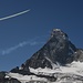 Abschluss der zehn Maschinen über dem Matterhorn