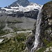 die "Arbenbachfälle" vor dem Matterhorn