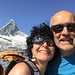 zum Abschluss unserer "Zermatter-tour" noch ein Selfie mit optimalem Hintergrundfoto