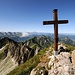Gipfelkreuz auf den Silberplatten (zum [http://www.appenzellerlinks.ch/Appenzellerland/Panoramatour/Kugelpanorama-Alpstein-Silberplatten.htm Kugelpanorama])