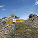 Col des Arpettes (3005 m)<br />Im Hintergrund der Vorgipfel des Wängerhorns