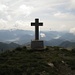 schlichtes Gipfelkreuz auf dem Monte Gradiccioli 1936m